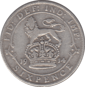 1914 SIXPENCE ( FINE ) - Sixpence - Cambridgeshire Coins