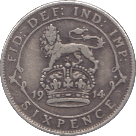 1914 SIXPENCE ( FINE ) - Sixpence - Cambridgeshire Coins