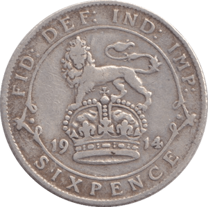 1914 SIXPENCE ( FINE ) - Sixpence - Cambridgeshire Coins