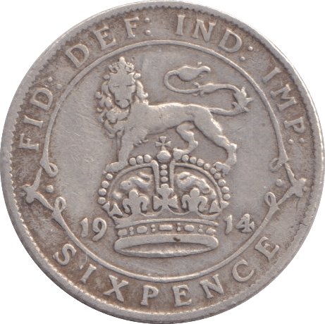 1914 SIXPENCE ( FINE ) - Sixpence - Cambridgeshire Coins