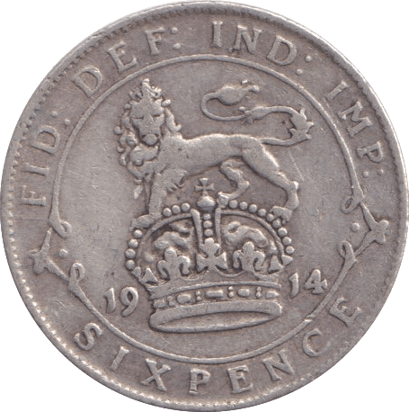 1914 SIXPENCE ( GF ) 1 - Sixpence - Cambridgeshire Coins
