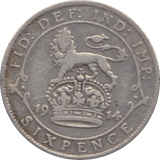 1914 SIXPENCE ( GF ) 3 - Sixpence - Cambridgeshire Coins