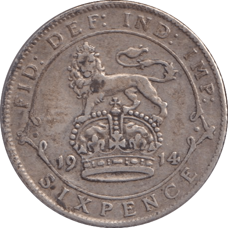 1914 SIXPENCE ( GF ) - Sixpence - Cambridgeshire Coins
