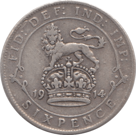 1914 SIXPENCE ( GF ) - Sixpence - Cambridgeshire Coins