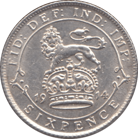 1914 SIXPENCE ( UNC ) - Sixpence - Cambridgeshire Coins