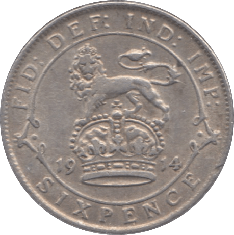 1914 SIXPENCE ( VF ) - Sixpence - Cambridgeshire Coins