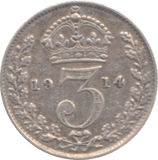 1914 THREEPENCE ( VF ) - Threepence - Cambridgeshire Coins