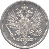 1915 25 PENNIA SILVER RUSSIAN EMPIRE - WORLD SILVER COINS - Cambridgeshire Coins