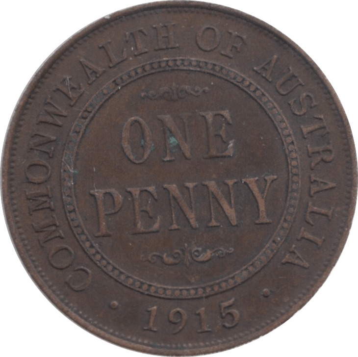 1915 AUSTRALIA ONE PENNY - WORLD COINS - Cambridgeshire Coins