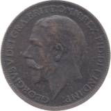 1915 FARTHING ( VF ) 23 - Farthing - Cambridgeshire Coins