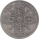 1915 FLORIN ( FINE ) 12 - Florin - Cambridgeshire Coins