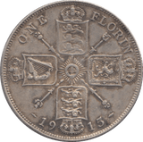 1915 FLORIN ( VF ) - Florin - Cambridgeshire Coins