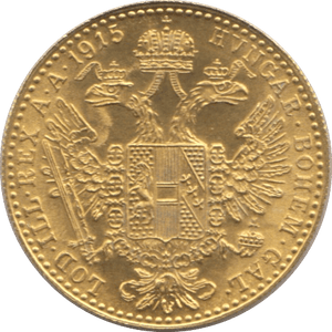 1915 GOLD 1 DUCAT AUSTRIA 2 - Gold World Coins - Cambridgeshire Coins