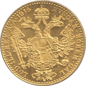 1915 GOLD 1 DUCAT AUSTRIA - Gold World Coins - Cambridgeshire Coins