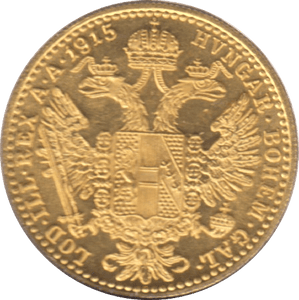 1915 GOLD 1 DUCAT AUSTRIA - Gold World Coins - Cambridgeshire Coins