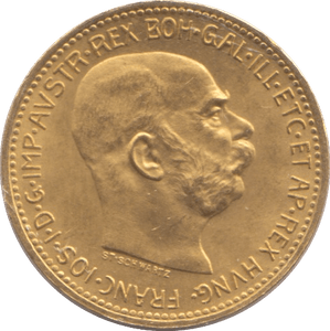 1915 GOLD 20 KORONA AUSTRIA - Gold World Coins - Cambridgeshire Coins