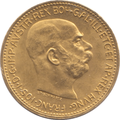 1915 GOLD 20 KORONA AUSTRIA - Gold World Coins - Cambridgeshire Coins