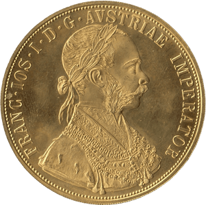 1915 GOLD 4 DUCAT AUSTRIA 2 - Gold World Coins - Cambridgeshire Coins