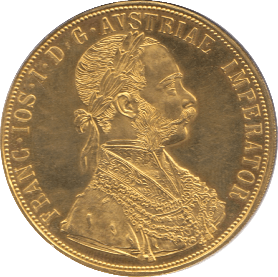 1915 GOLD 4 DUCAT AUSTRIA - Gold World Coins - Cambridgeshire Coins