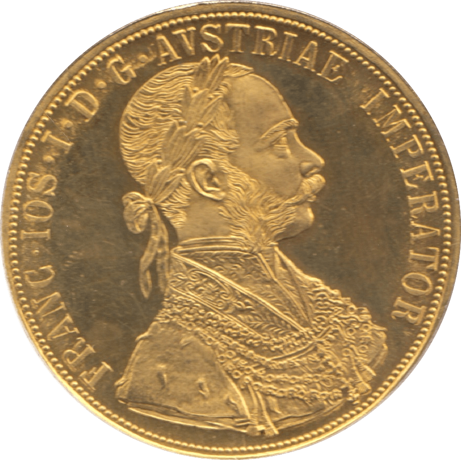 1915 GOLD 4 DUCAT AUSTRIA - Gold World Coins - Cambridgeshire Coins
