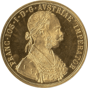 1915 GOLD 4 DUCAT AUSTRIA - Gold World Coins - Cambridgeshire Coins