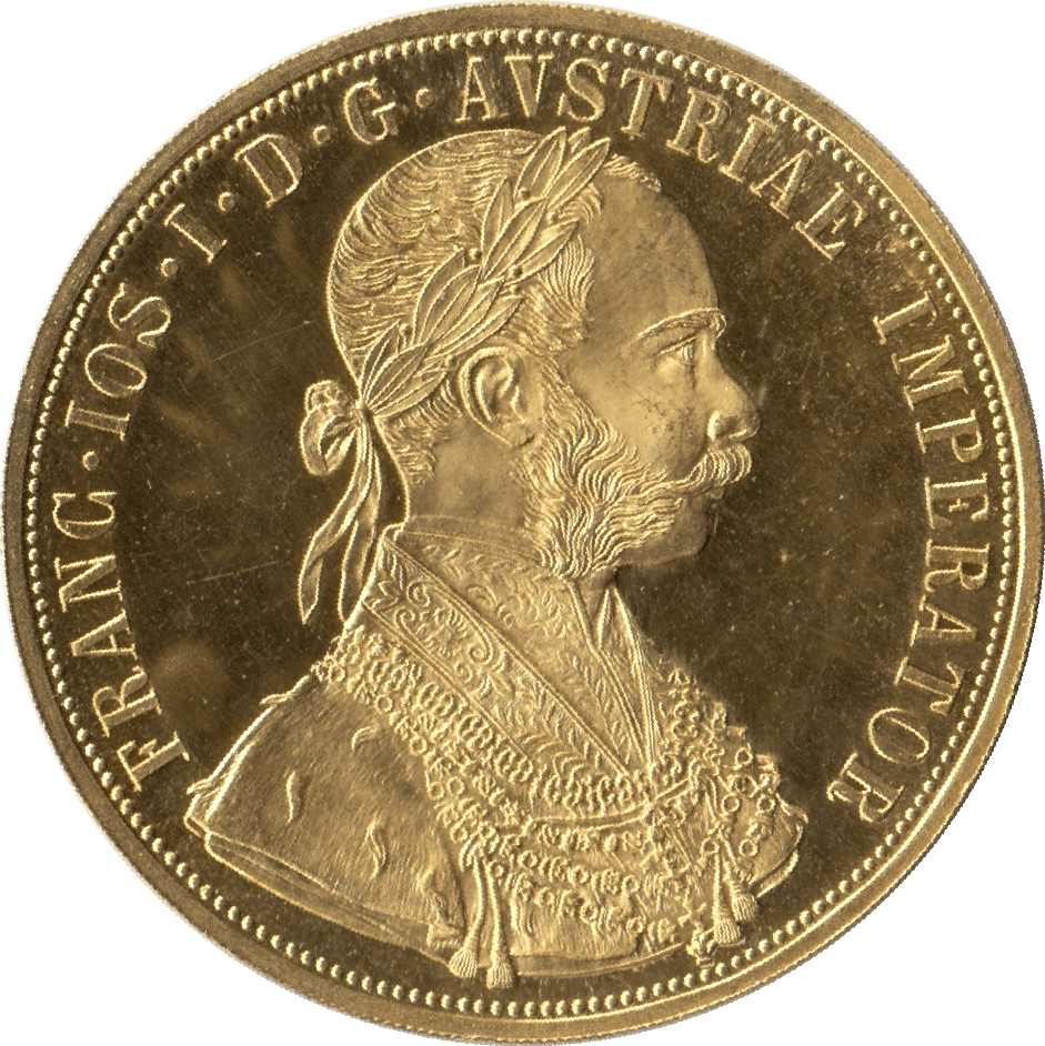 1915 GOLD 4 DUCAT AUSTRIA - Gold World Coins - Cambridgeshire Coins
