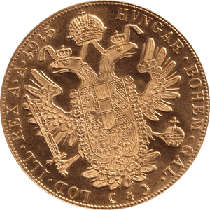 1915 GOLD 4 DUCAT AUSTRIA - Gold World Coins - Cambridgeshire Coins