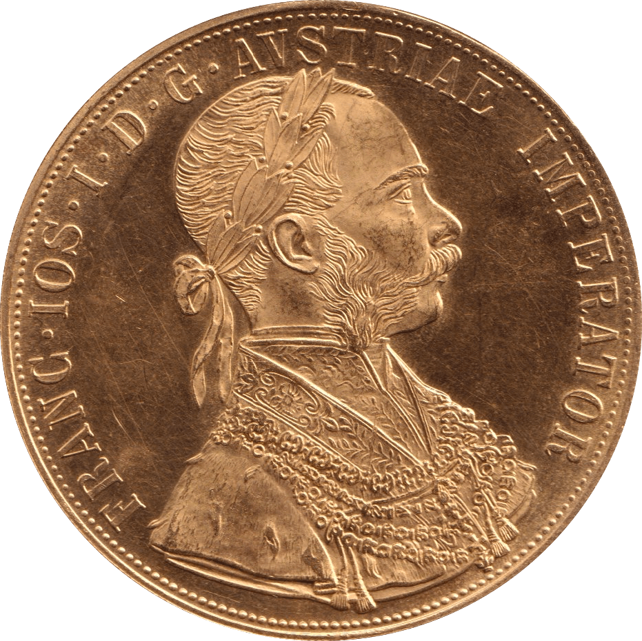 1915 GOLD 4 DUCAT AUSTRIA - Gold World Coins - Cambridgeshire Coins