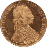 1915 GOLD 4 DUCAT AUSTRIA - Gold World Coins - Cambridgeshire Coins