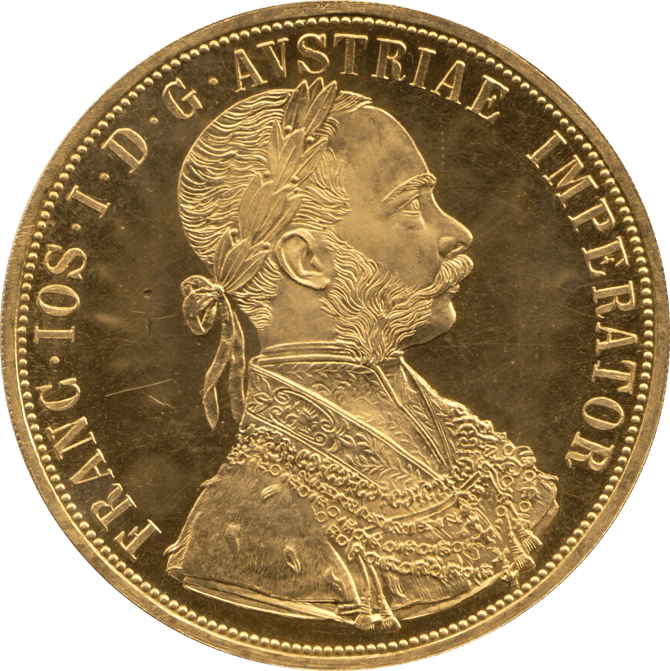 1915 GOLD 4 DUCAT AUSTRIAN - Gold World Coins - Cambridgeshire Coins