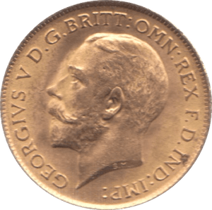 1915 GOLD HALF SOVEREIGN 2 ( AUNC ) - Half Sovereign - Cambridgeshire Coins