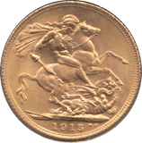 1915 GOLD SOVEREIGN ( EF ) - Sovereign - Cambridgeshire Coins