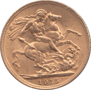 1915 GOLD SOVEREIGN ( EF ) - Sovereign - Cambridgeshire Coins