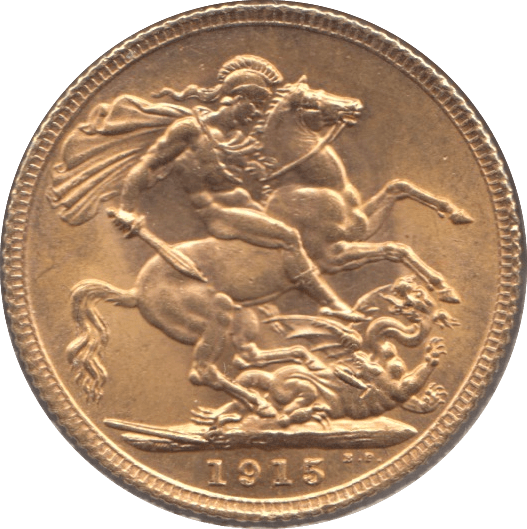 1915 GOLD SOVEREIGN ( UNC ) 2 - Sovereign - Cambridgeshire Coins