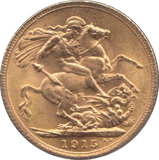 1915 GOLD SOVEREIGN ( UNC ) - Sovereign - Cambridgeshire Coins
