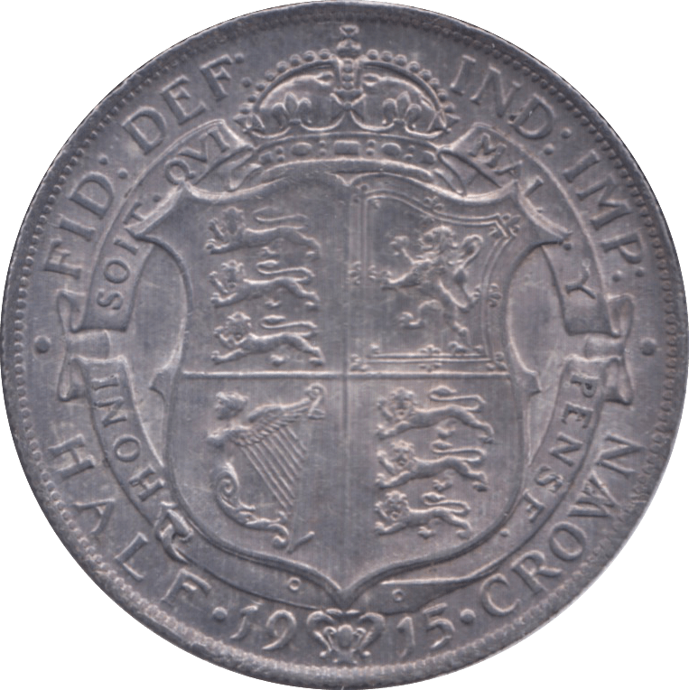 1915 HALFCROWN ( AUNC ) 1 - Halfcrown - Cambridgeshire Coins