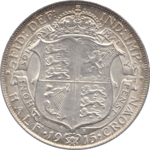 1915 HALFCROWN ( AUNC ) 4 - Halfcrown - Cambridgeshire Coins