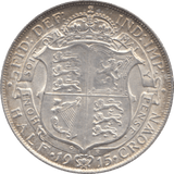 1915 HALFCROWN ( AUNC ) 4 - Halfcrown - Cambridgeshire Coins
