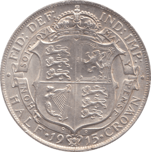 1915 HALFCROWN ( EF ) B - Halfcrown - Cambridgeshire Coins