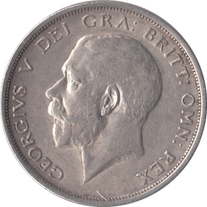 1915 HALFCROWN ( EF ) - Halfcrown - Cambridgeshire Coins