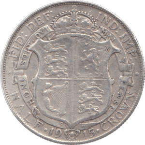 1915 HALFCROWN ( GF ) 10 - Halfcrown - Cambridgeshire Coins