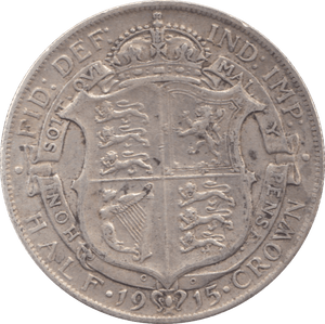 1915 HALFCROWN ( GF ) 11 - Halfcrown - Cambridgeshire Coins