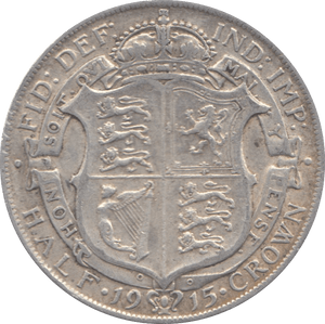 1915 HALFCROWN ( GF ) 2 - Halfcrown - Cambridgeshire Coins