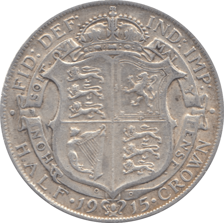 1915 HALFCROWN ( GF ) 2 - Halfcrown - Cambridgeshire Coins