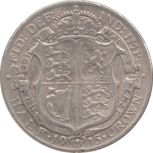 1915 HALFCROWN ( GF ) 8 - Halfcrown - Cambridgeshire Coins