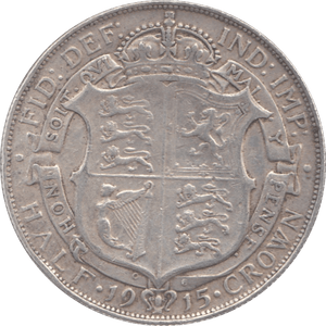 1915 HALFCROWN ( GF ) - Halfcrown - Cambridgeshire Coins