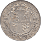 1915 HALFCROWN ( GVF ) 3 - Halfcrown - Cambridgeshire Coins