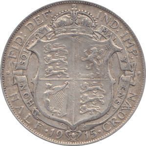 1915 HALFCROWN ( VF ) 4 - Halfcrown - Cambridgeshire Coins