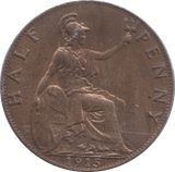 1915 HALFPENNY ( UNC ) - Halfpenny - Cambridgeshire Coins
