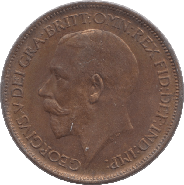 1915 HALFPENNY ( UNC ) - Halfpenny - Cambridgeshire Coins